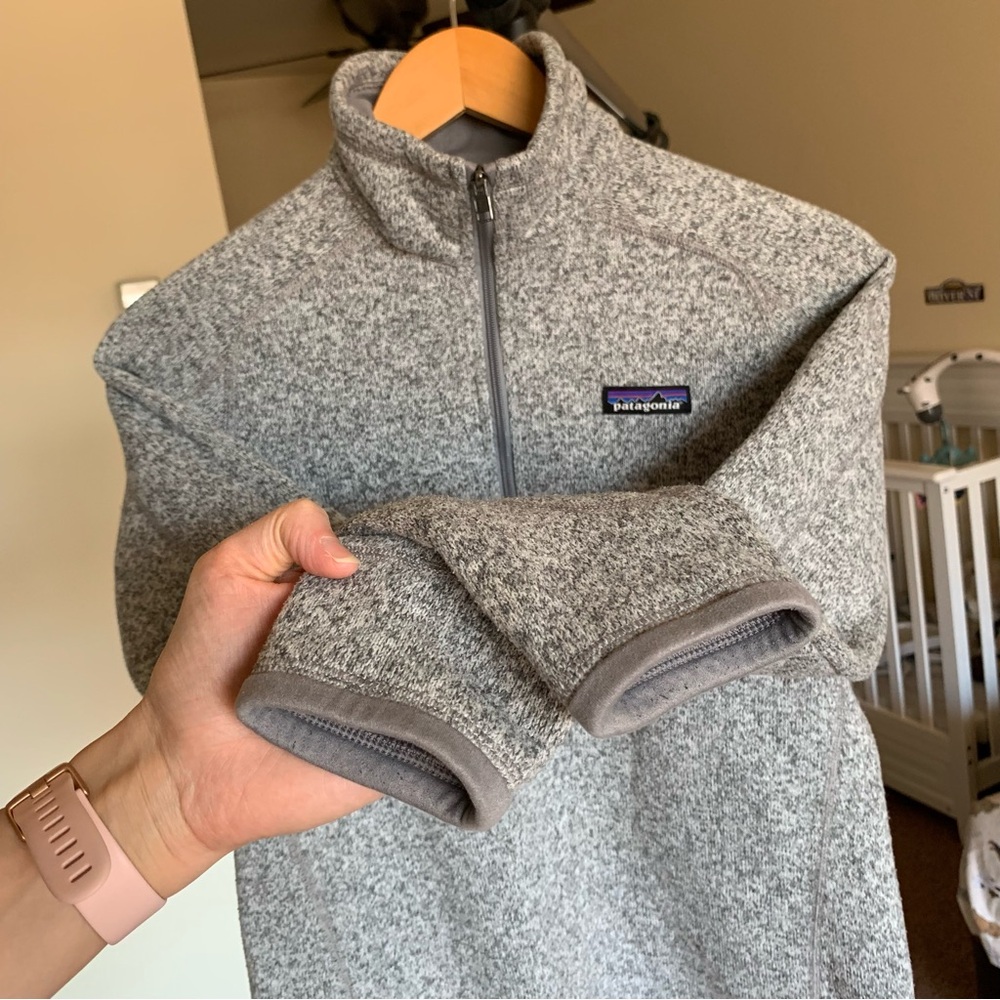 Patagonia Fleece Better Sweater 1/4 Zip Pullover Gray Women’s Small - Picture 4 of 7